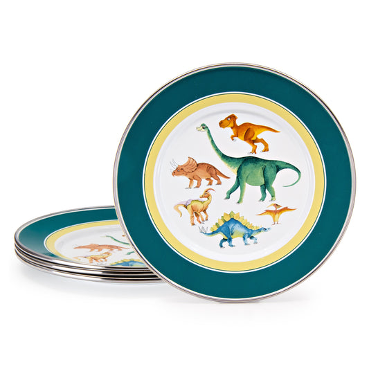 Dinosaurs Child Plates - Set of 4