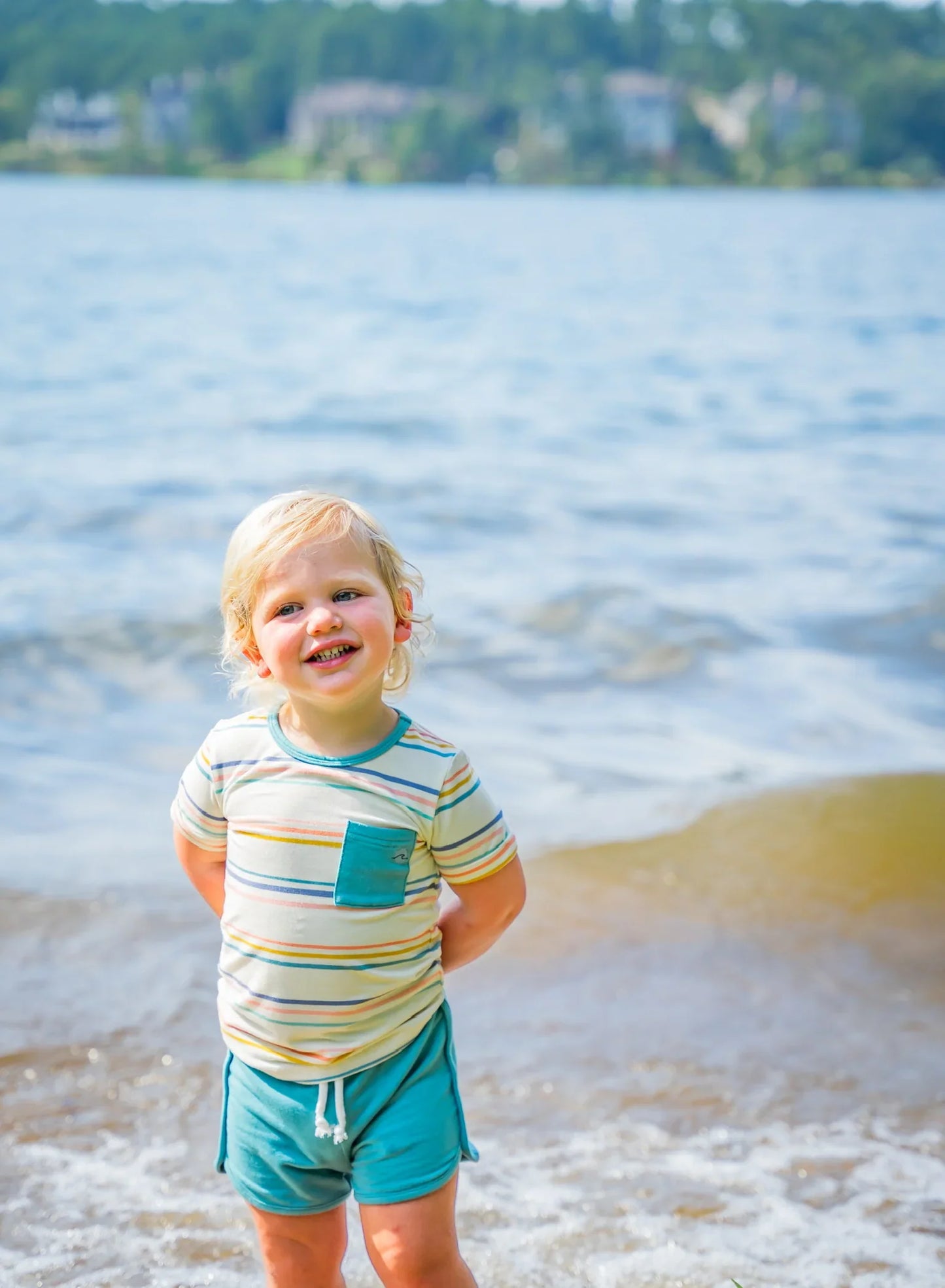 Kid's Coastal Stripe Set
