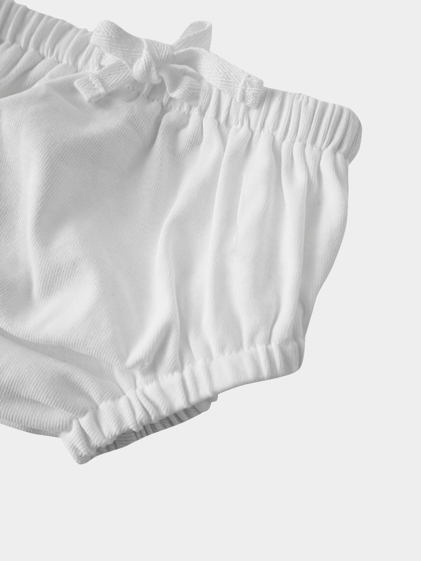 Draw String Bloomer-White