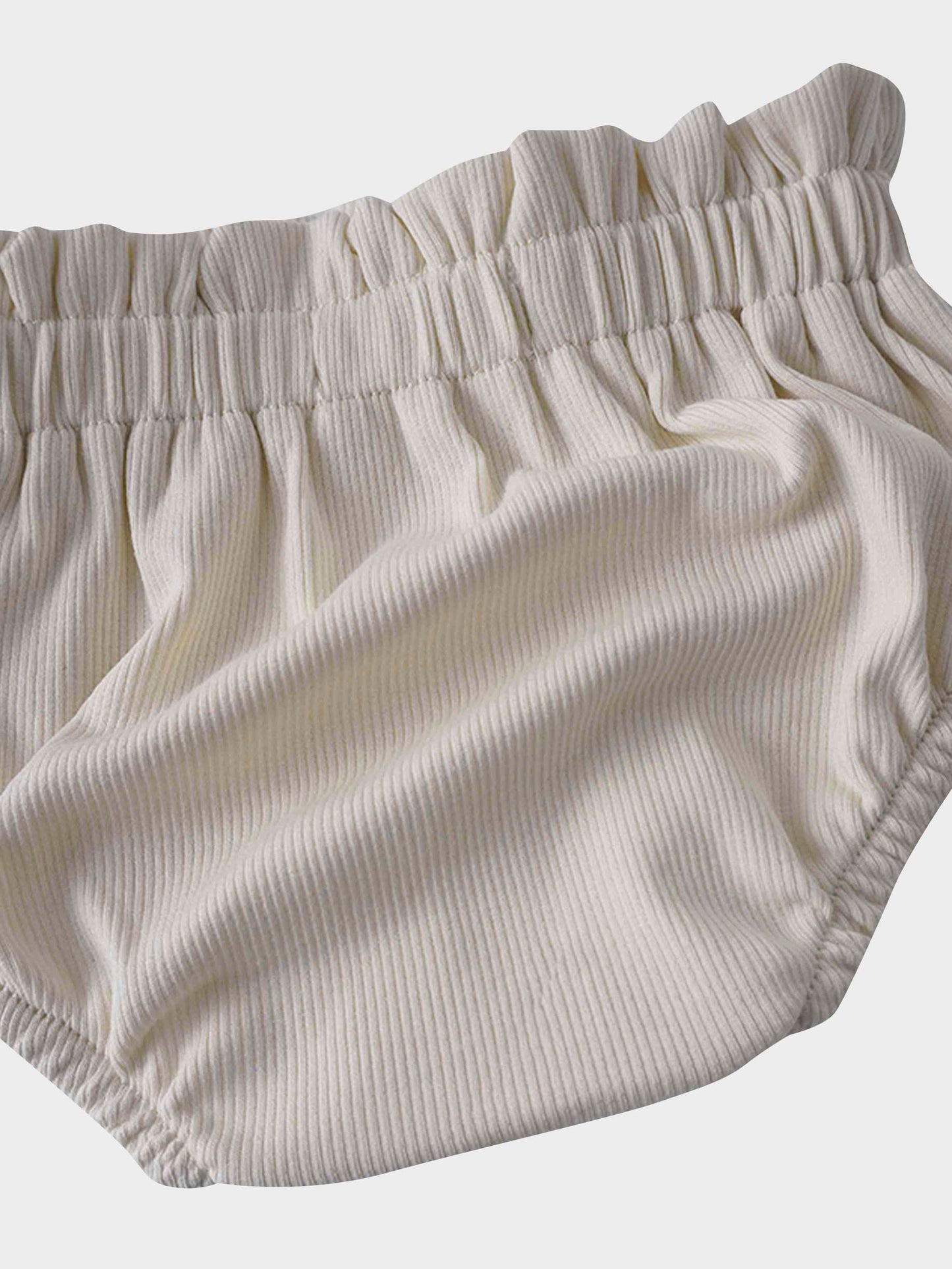 Paper Bag Waist Bloomers-Light Tan