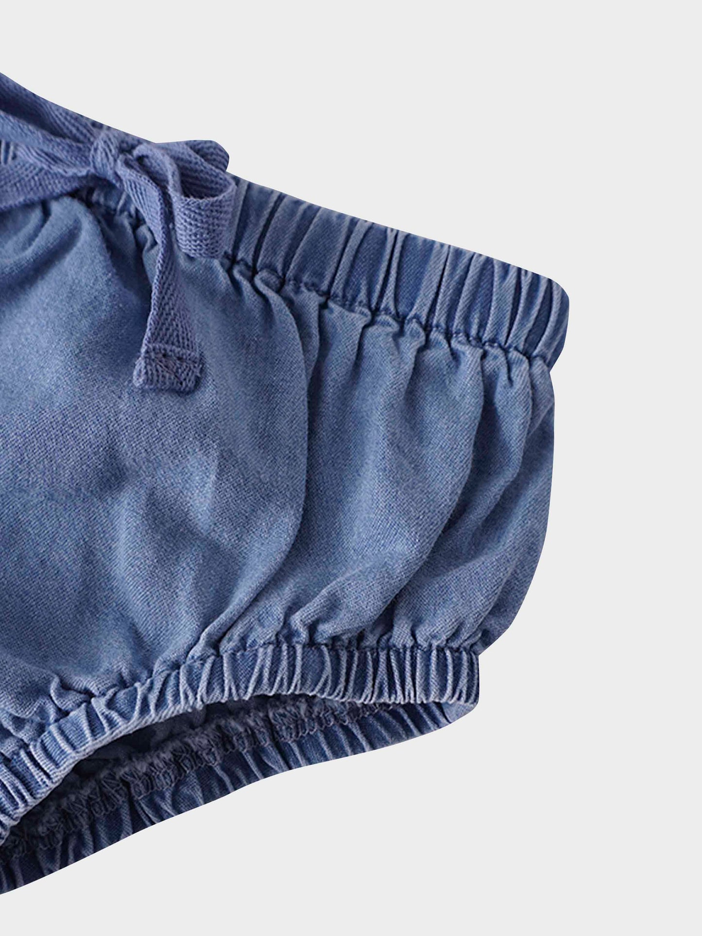 Draw String Bloomer-Light Denim