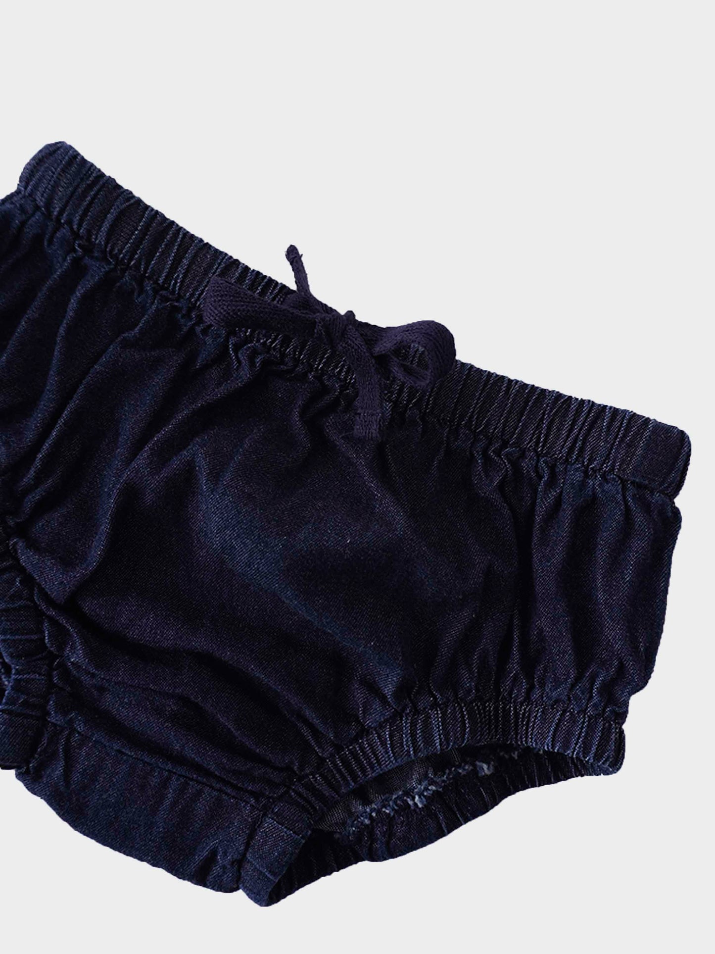Draw String Bloomer-Dark Denim