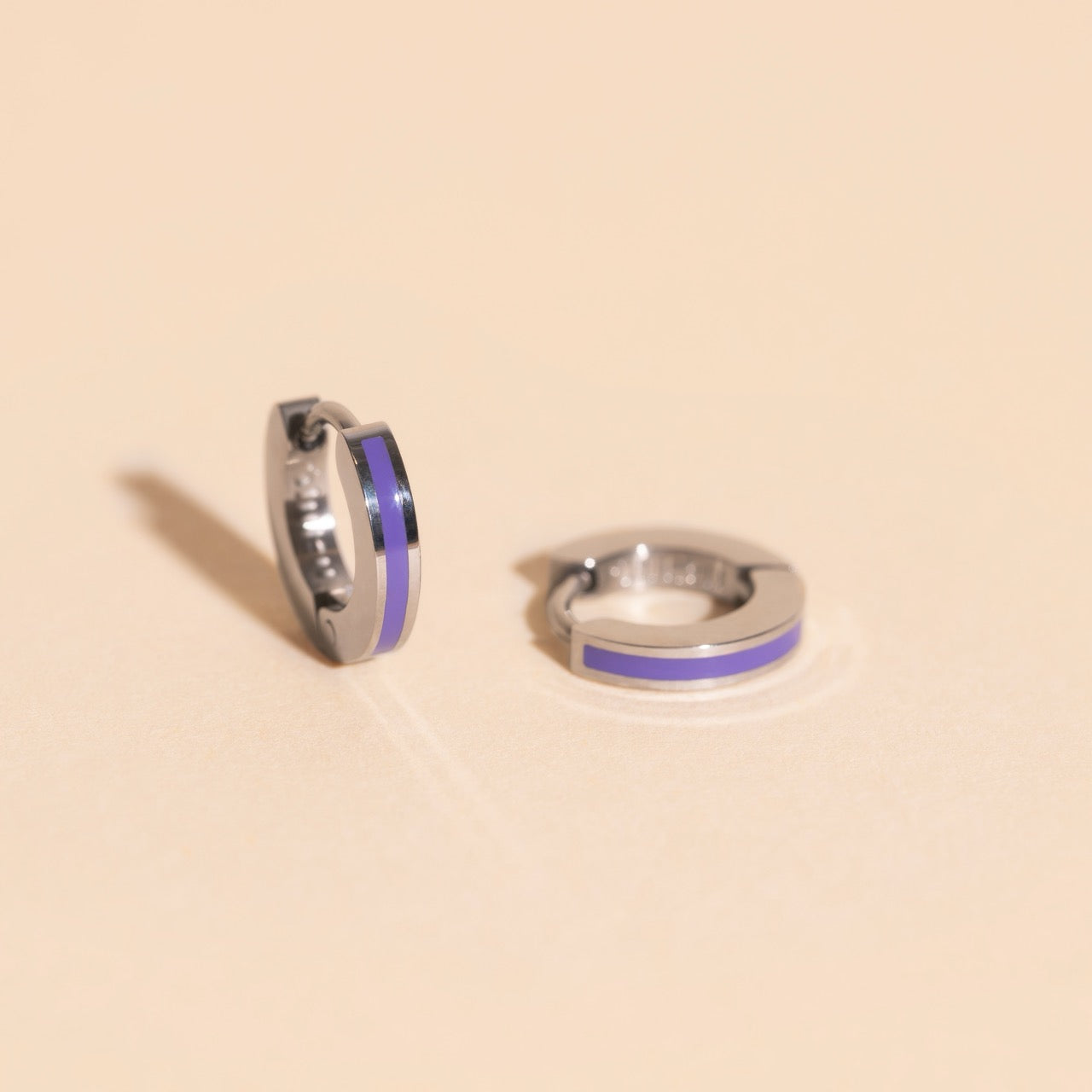 Color Tiny Huggie Hoop Earrings