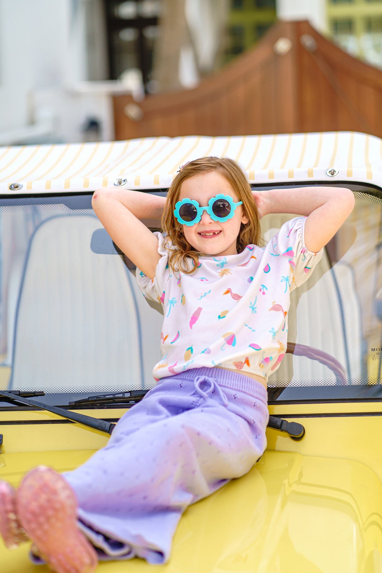 Knit Wide Leg Pant ~ Lilac