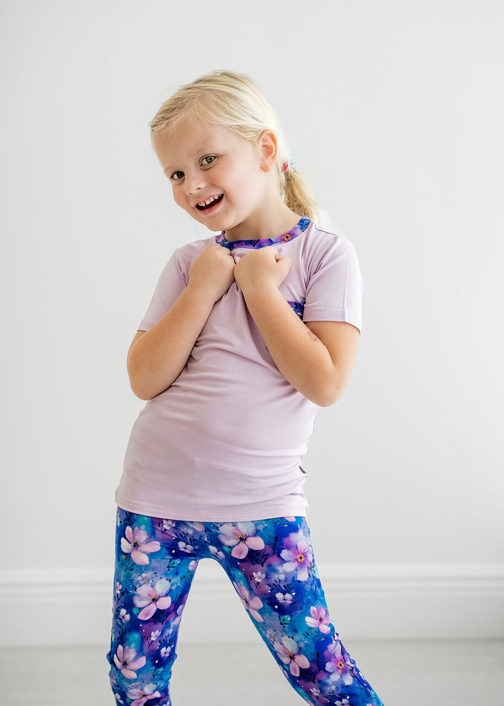 Orchid | Bamboo Toddler & Kids Pocket T-Shirt