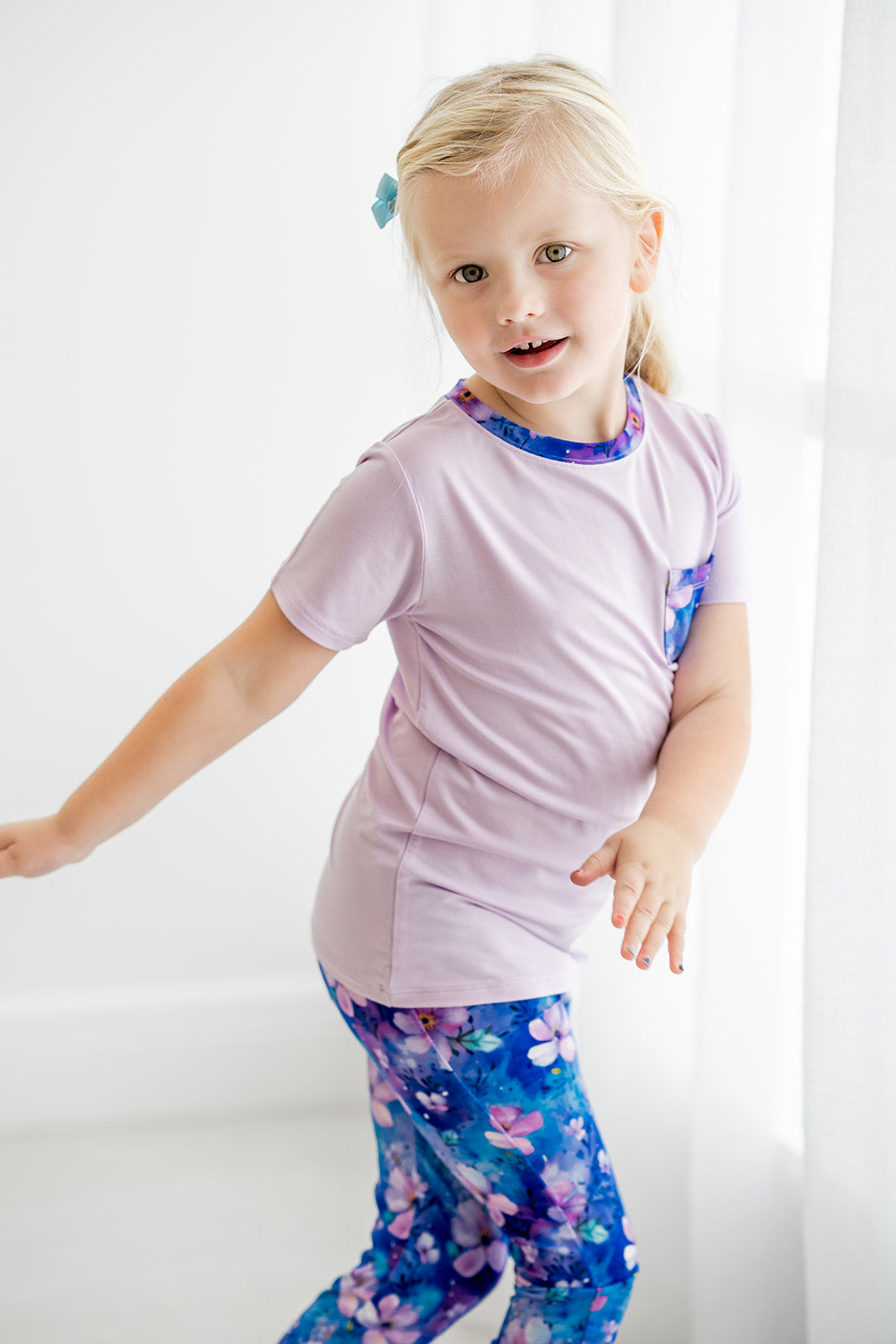 Orchid | Bamboo Toddler & Kids Pocket T-Shirt