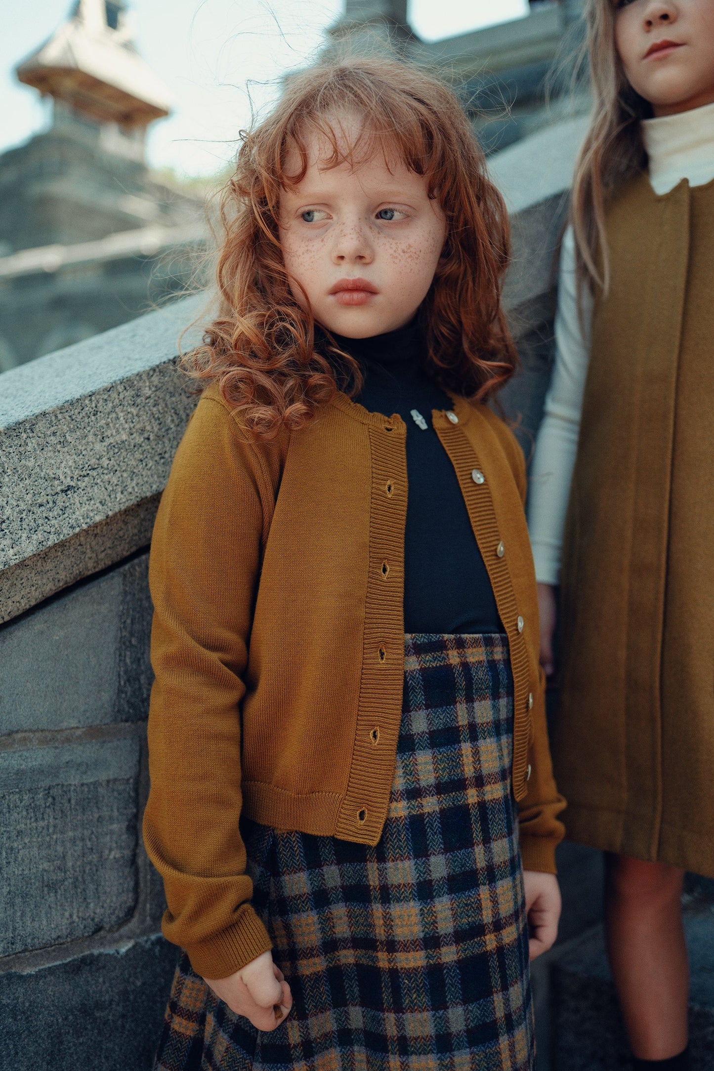 Aria Plaid Wrap Skirt