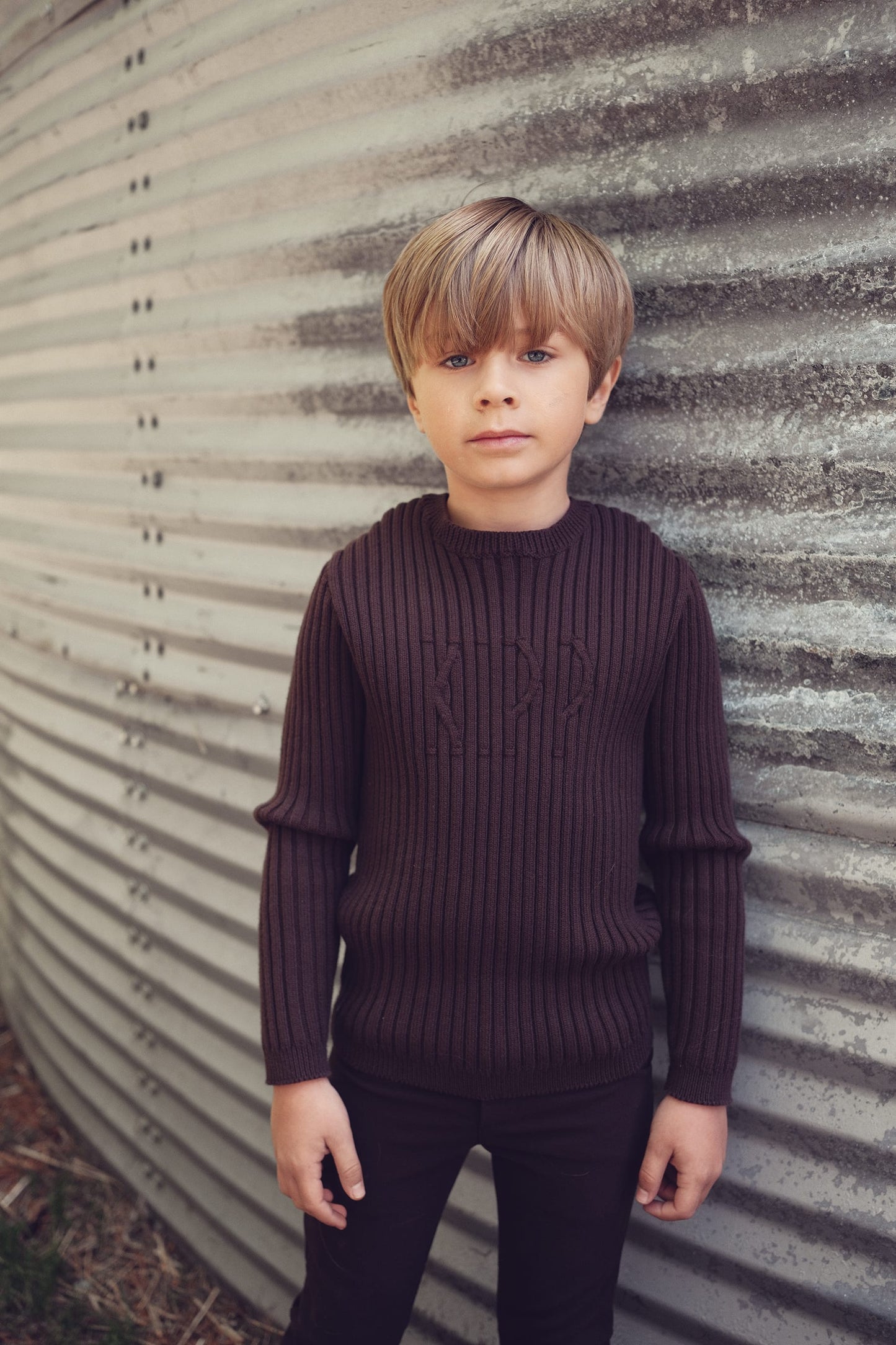 Luke Rib Sweater - Chocolate