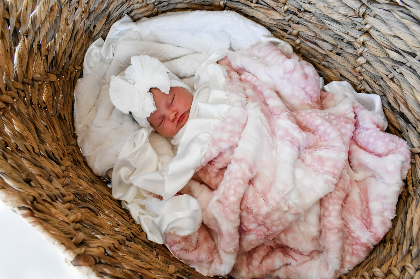 Sweet Pink Fawn Blanket