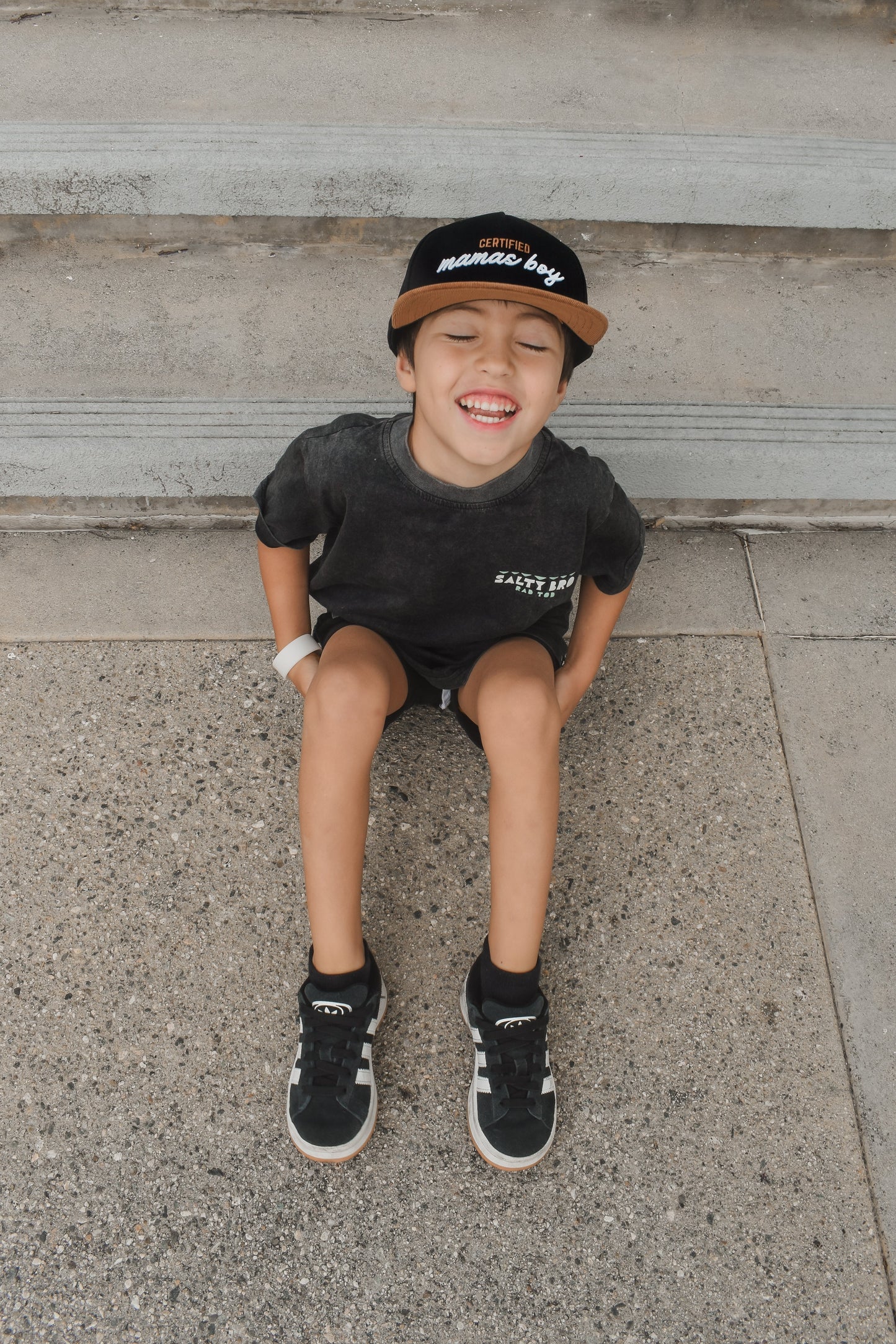 CERTIFIED MAMAS BOY TODDLER SNAPBACK - ONYX