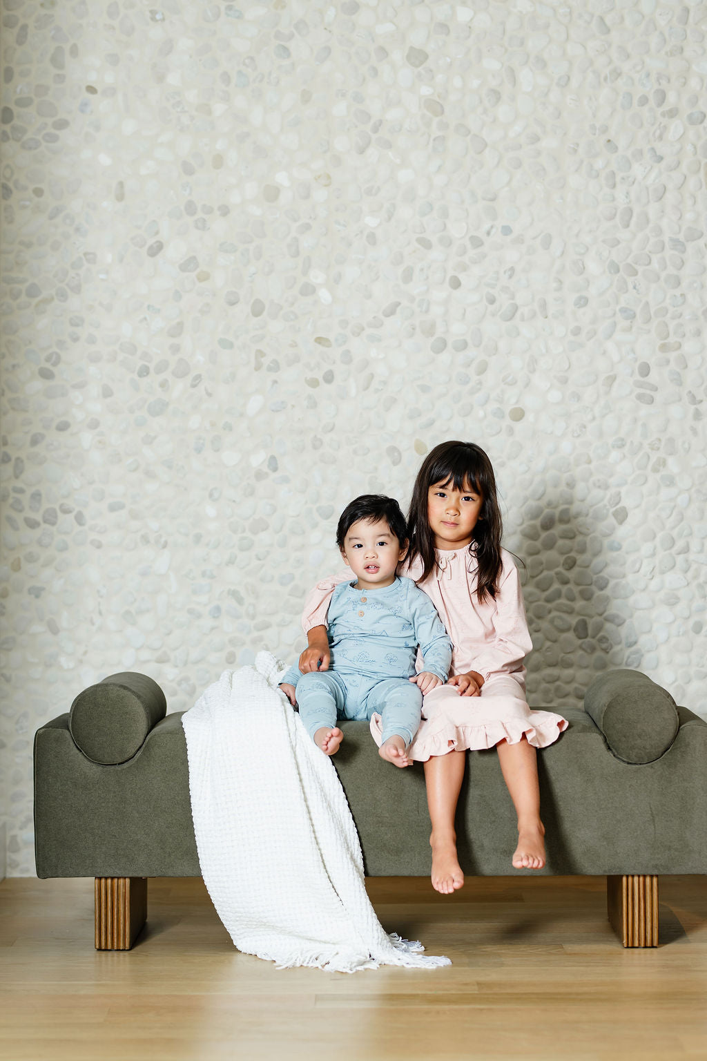 Toile Lounge Dress-Pink