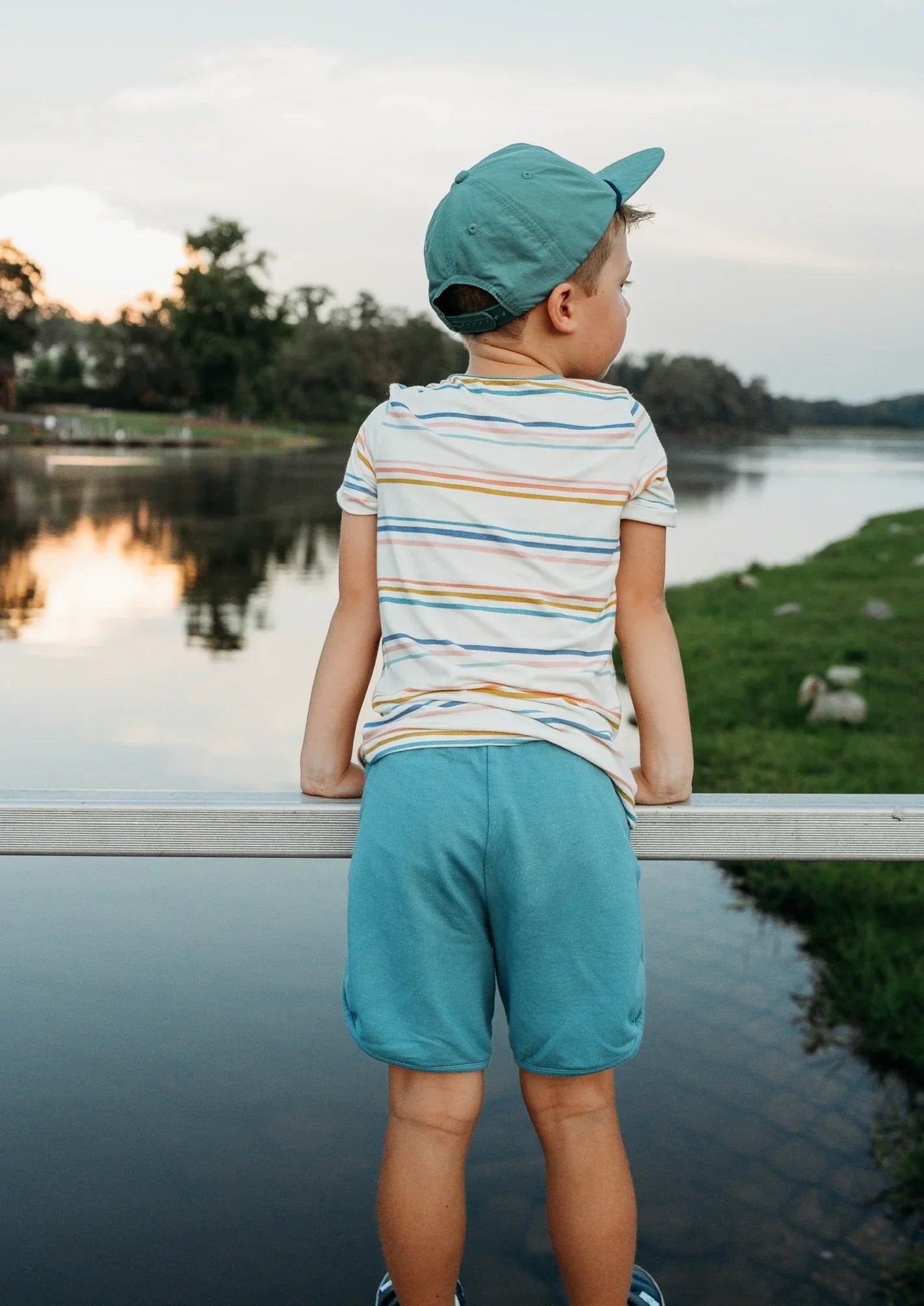 Kid's Coastal Stripe Set