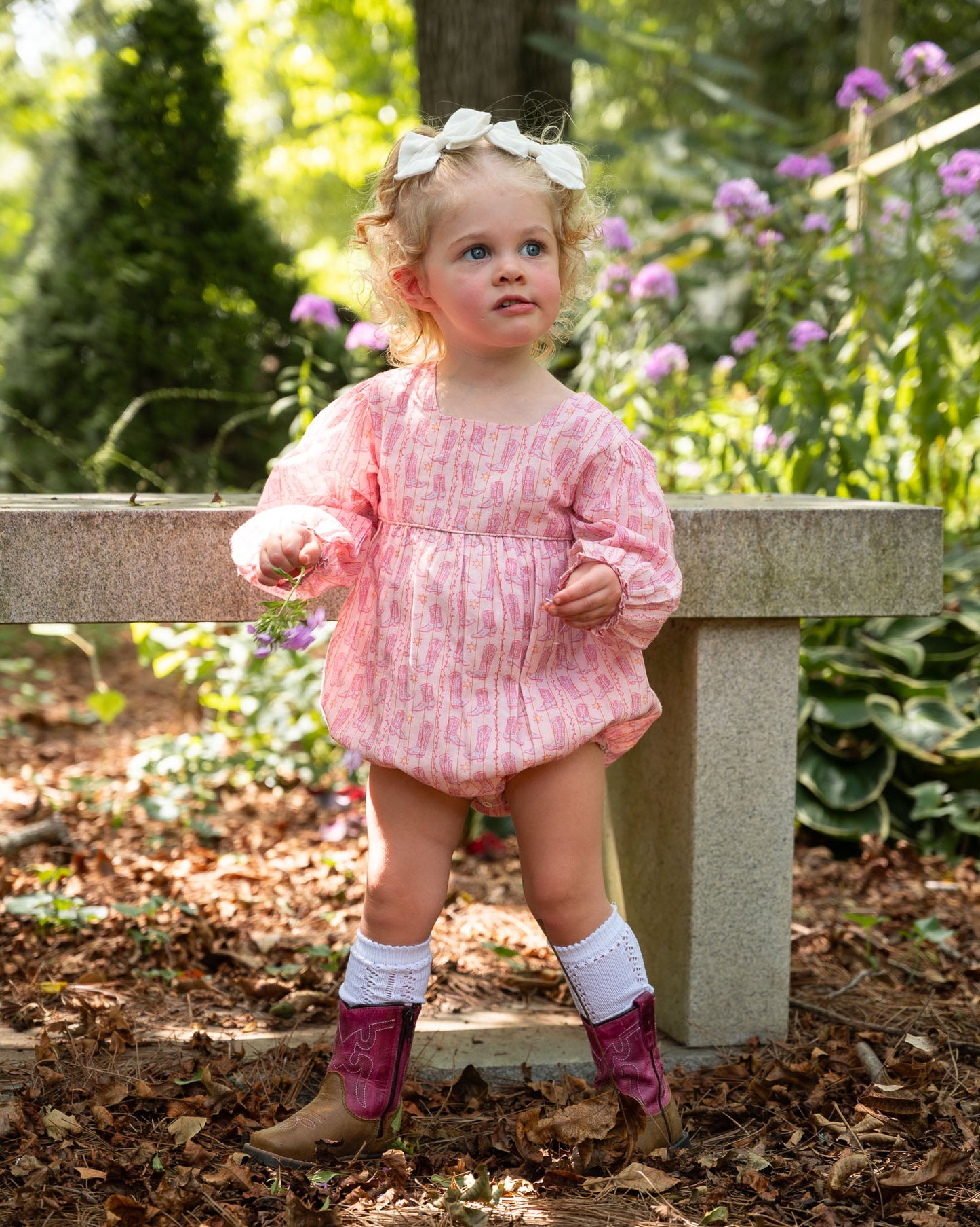 Cowgirl Boots With Gold Lurex Bubble