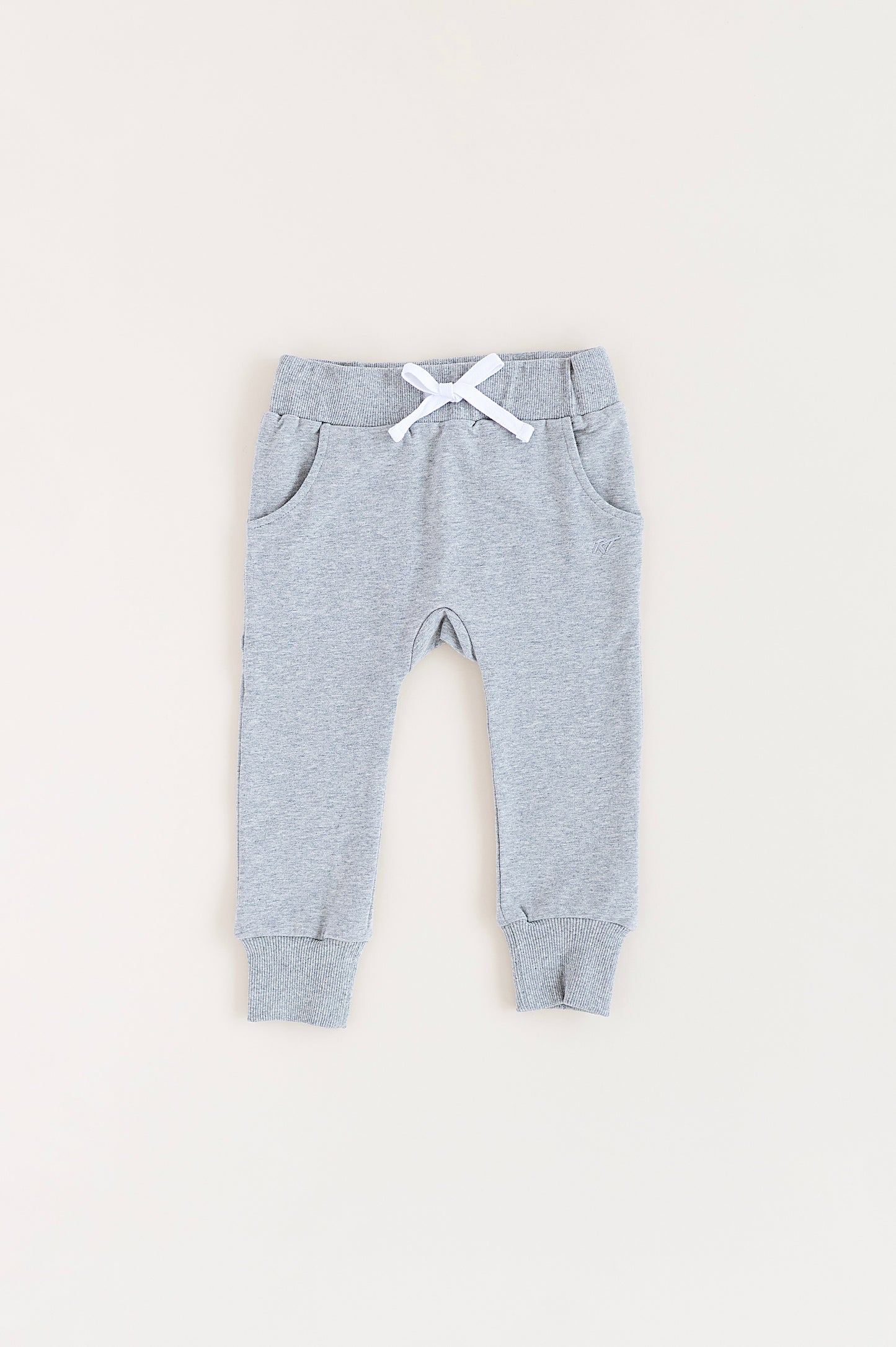 ORGANIC COTTON JOGGERS - GRAY