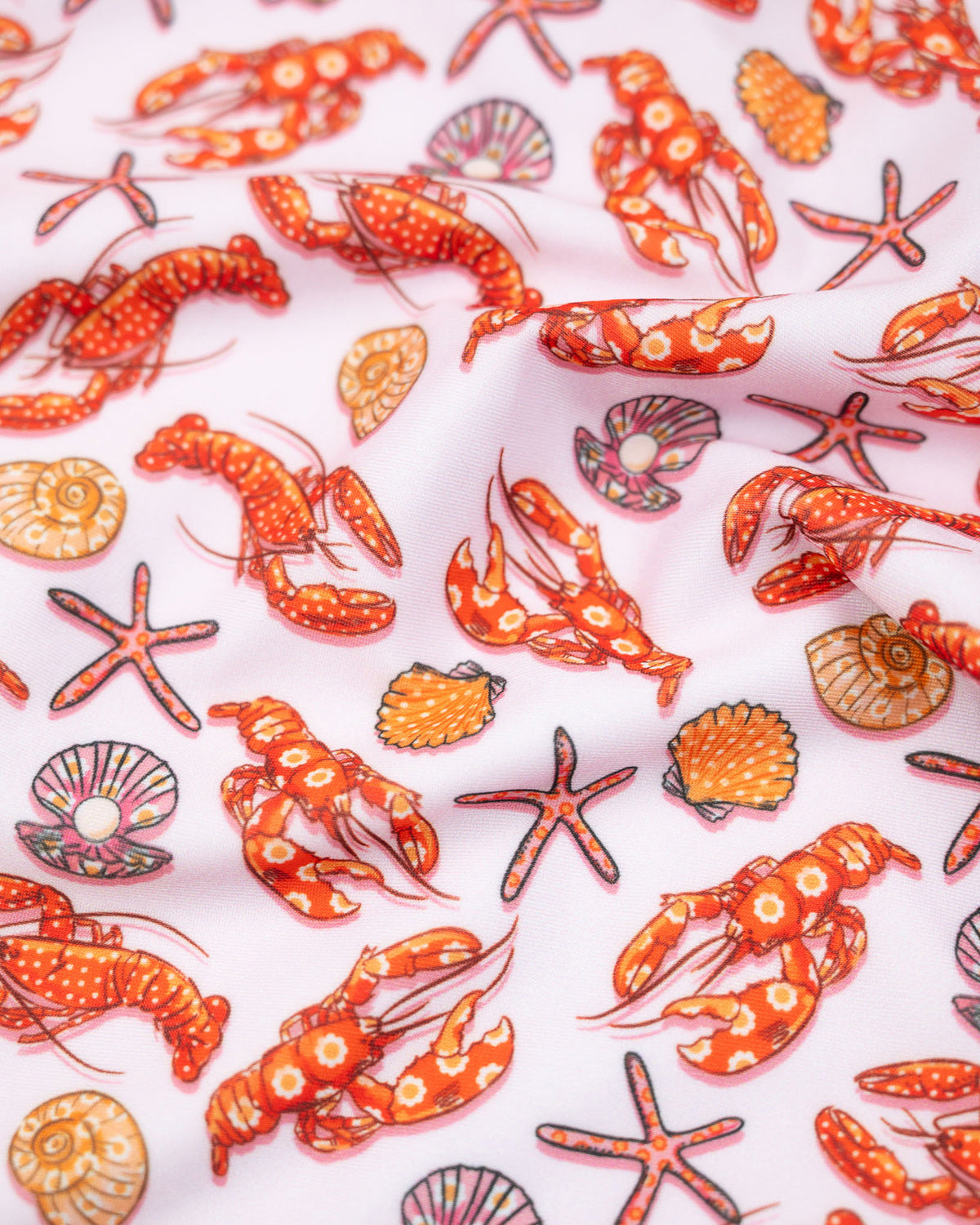 Red as a Lobster Long Sleeve One Piece- FINAL SALE