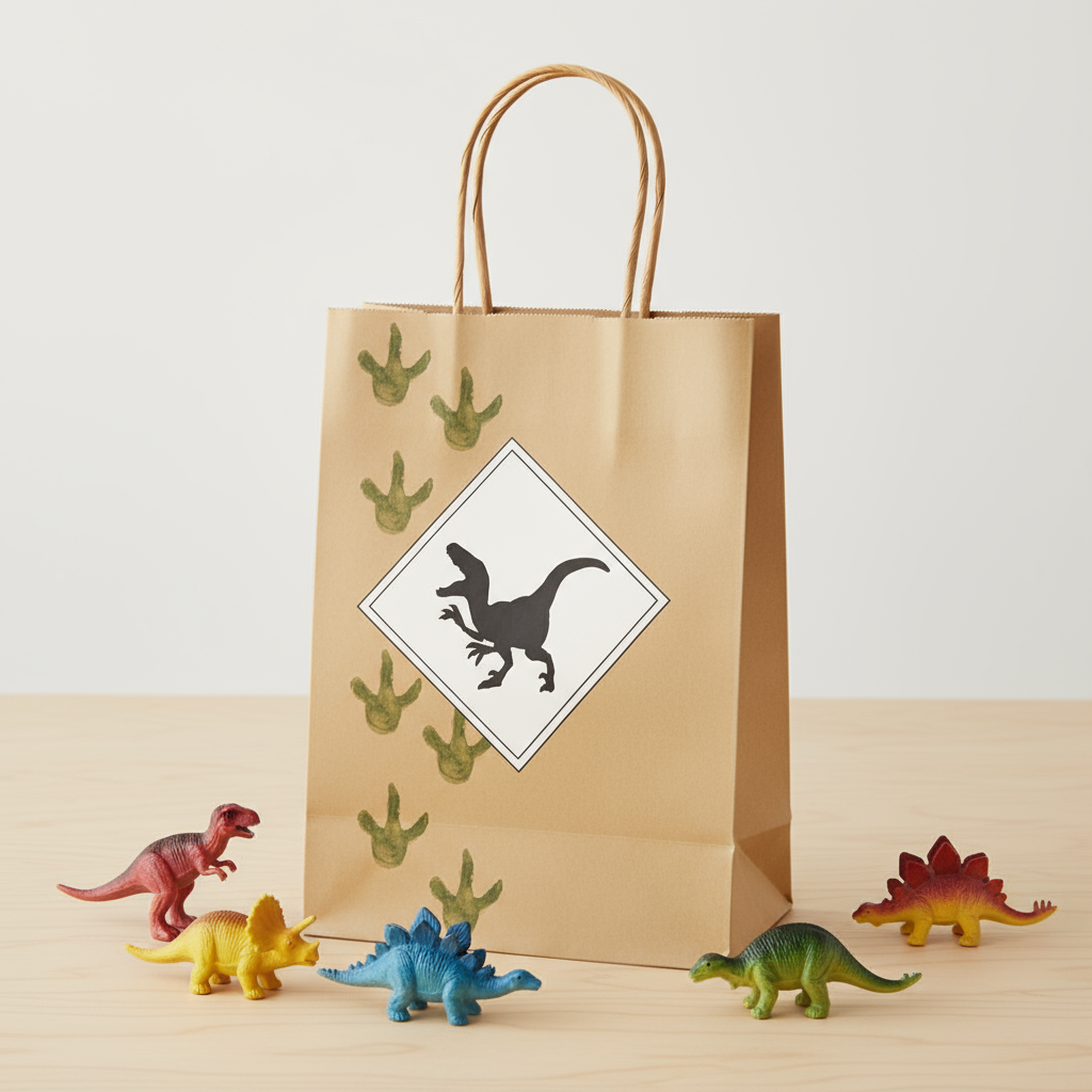 Dinosaur Party Bags (Set of 8)