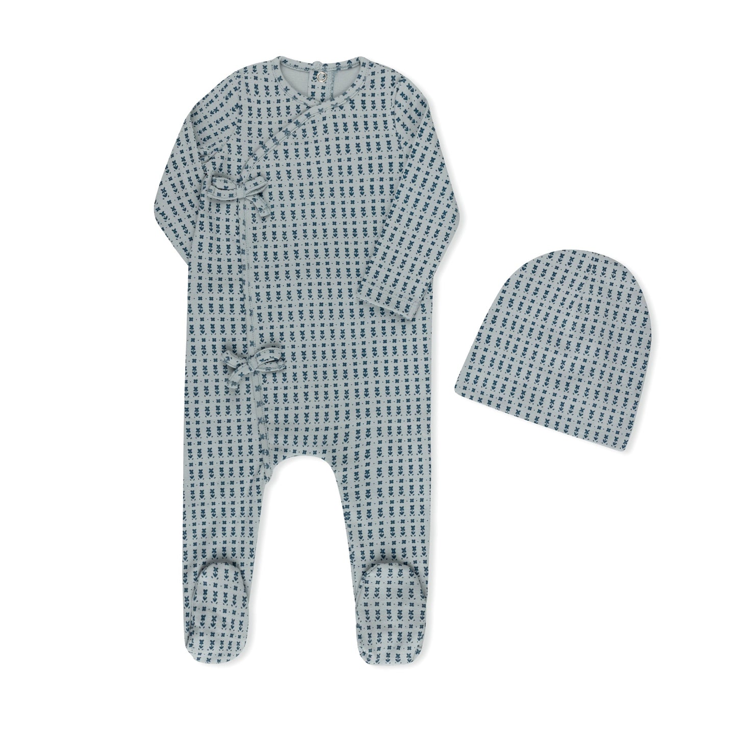 Ditsy Print Footie