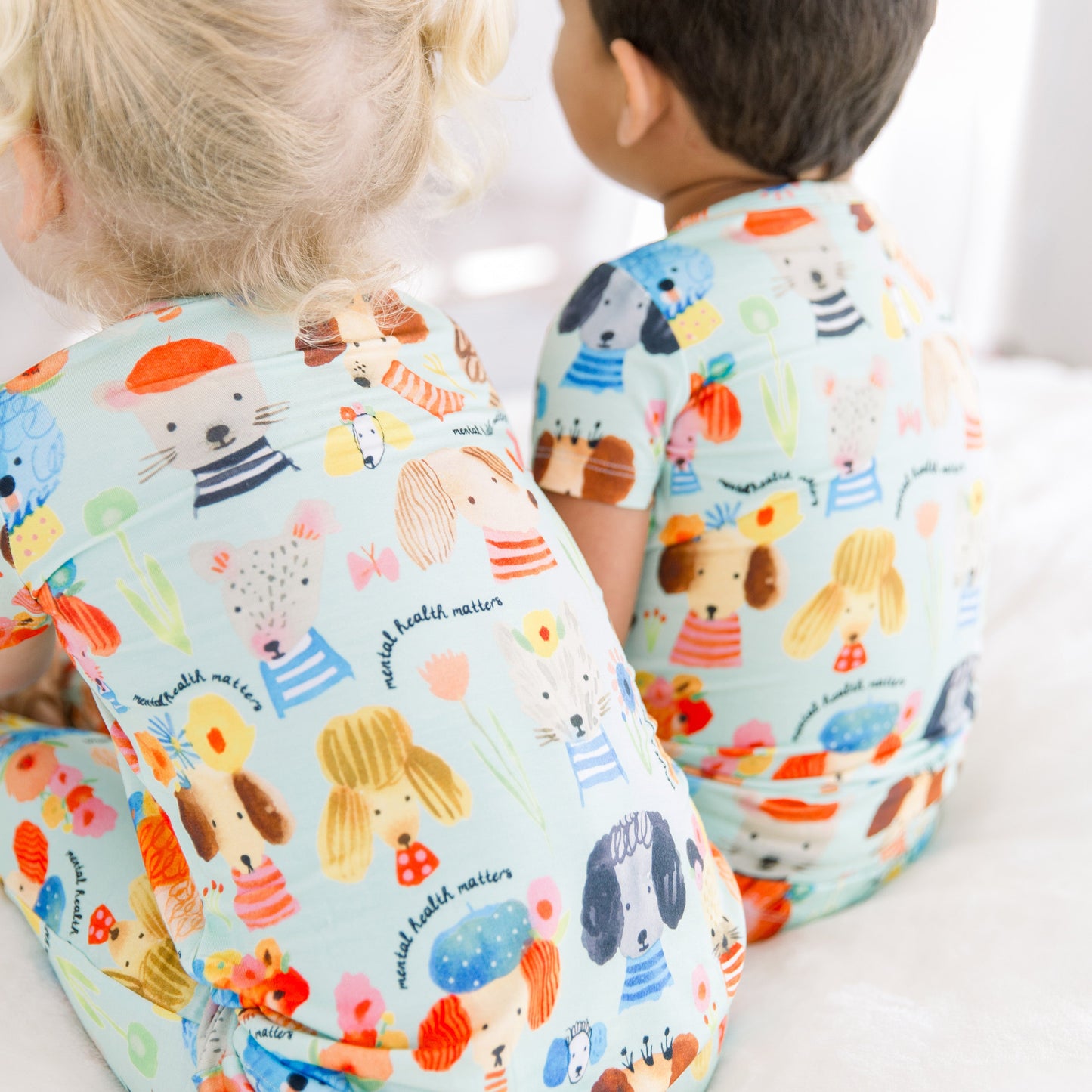The Second-Skin 2-Piece Short Sleeve Pajama | Mindful Doggos