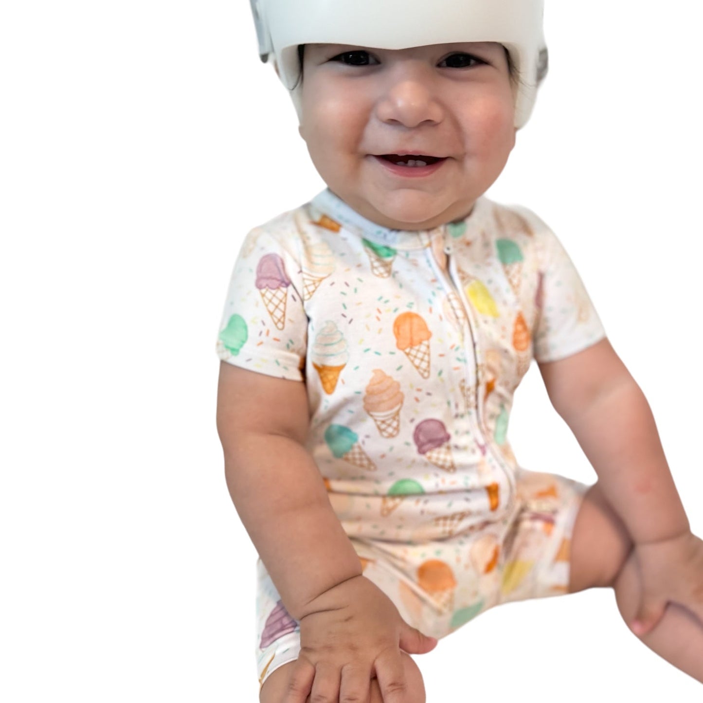 Swirls Shorty Romper