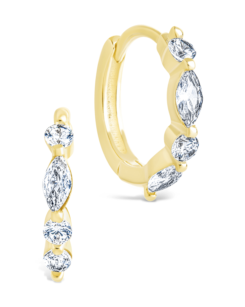Sterling Silver Kensington Micro Hoops