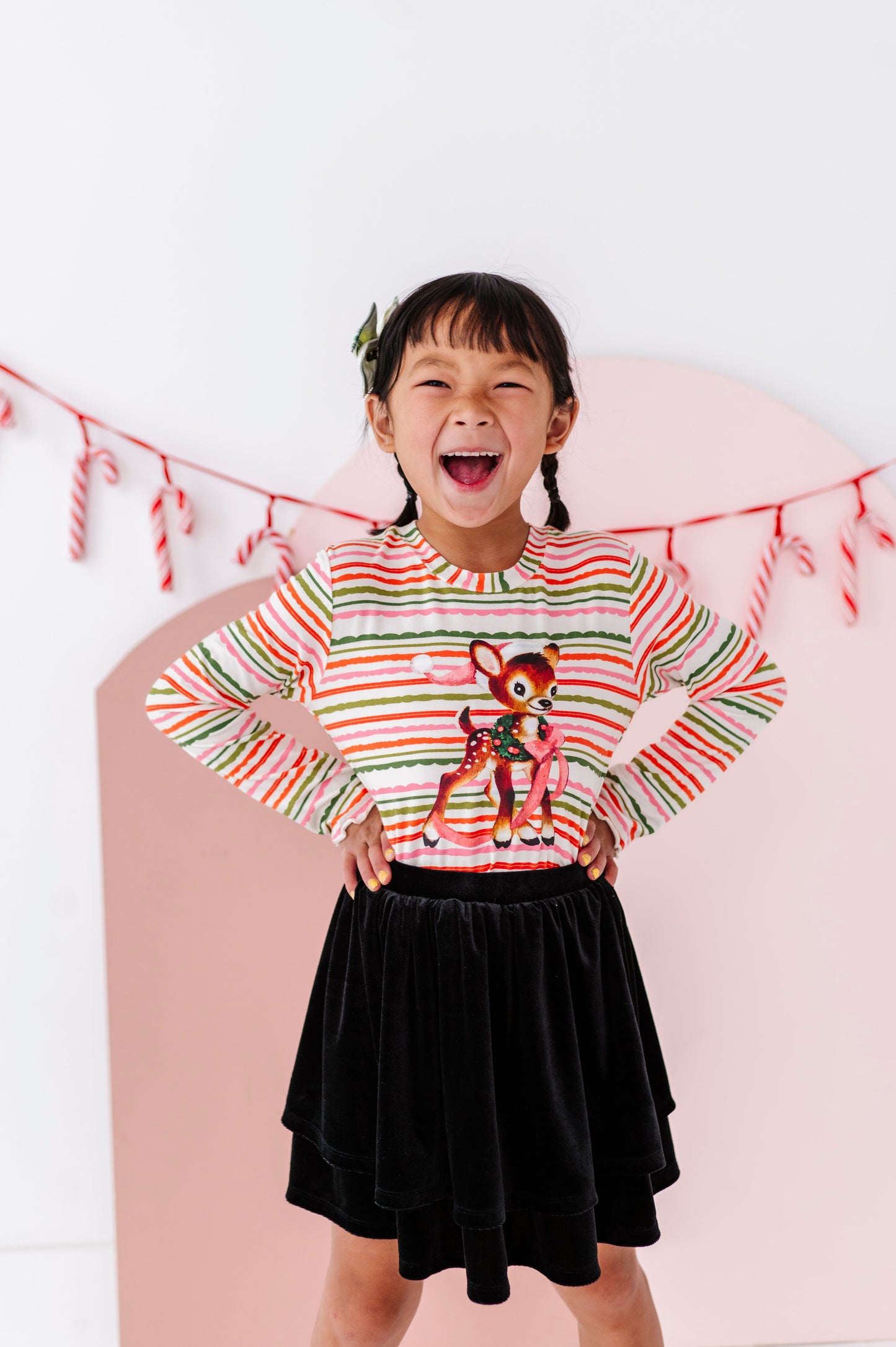 Vintage Reindeer | Bamboo Long Sleeve