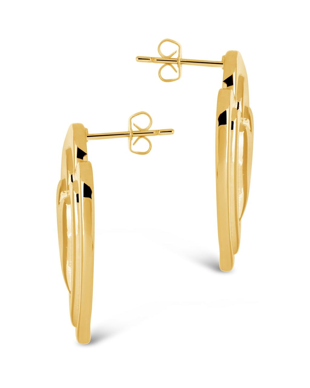 Beating Heart Statement Stud Earrings