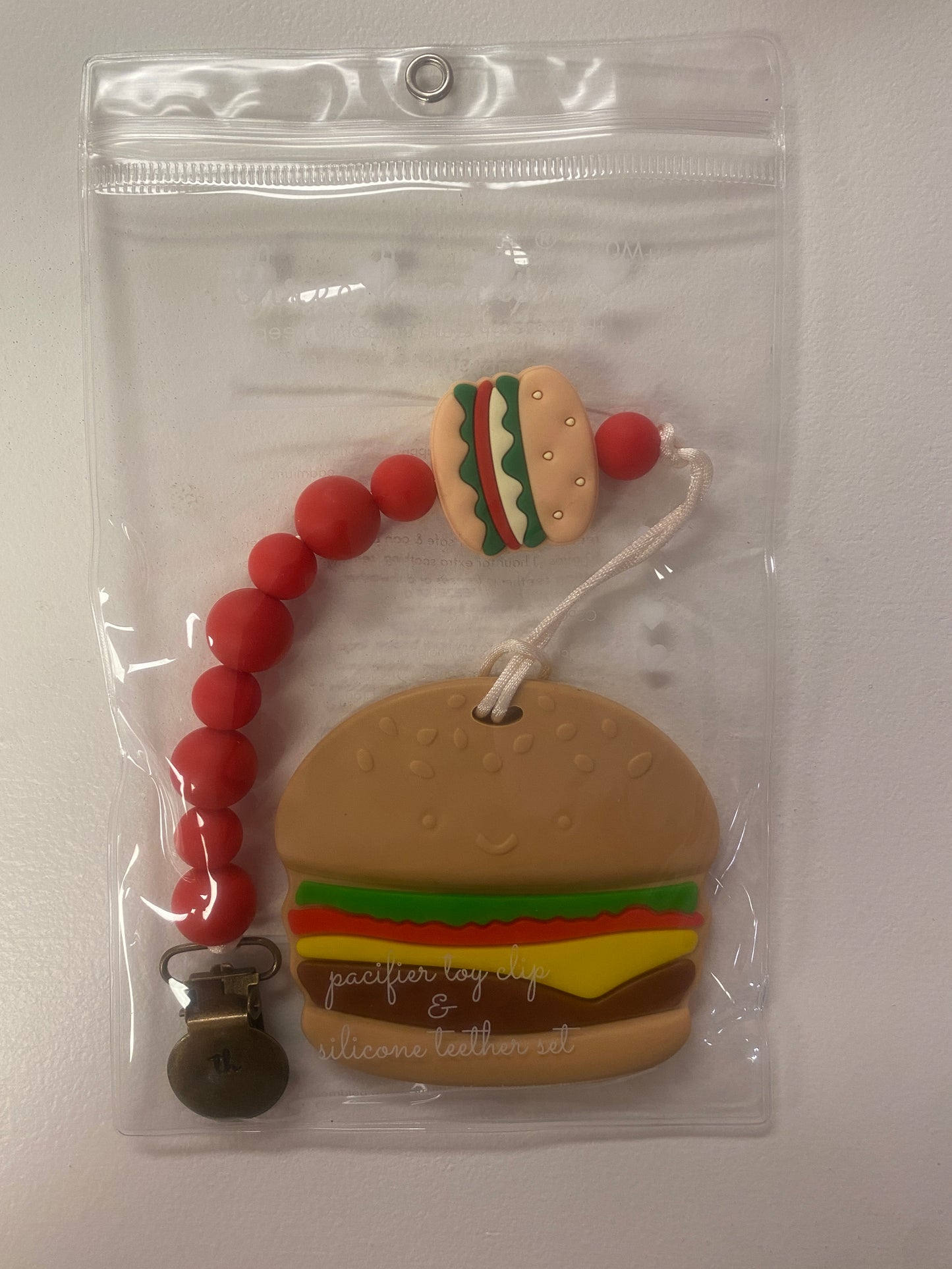 Pacifier Toy Clip & Teether Set