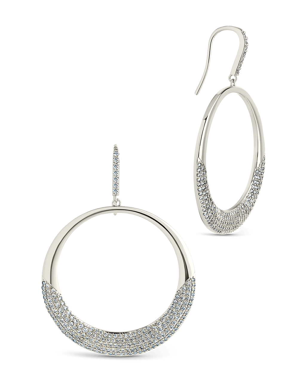 Muriel CZ O Drop Earrings