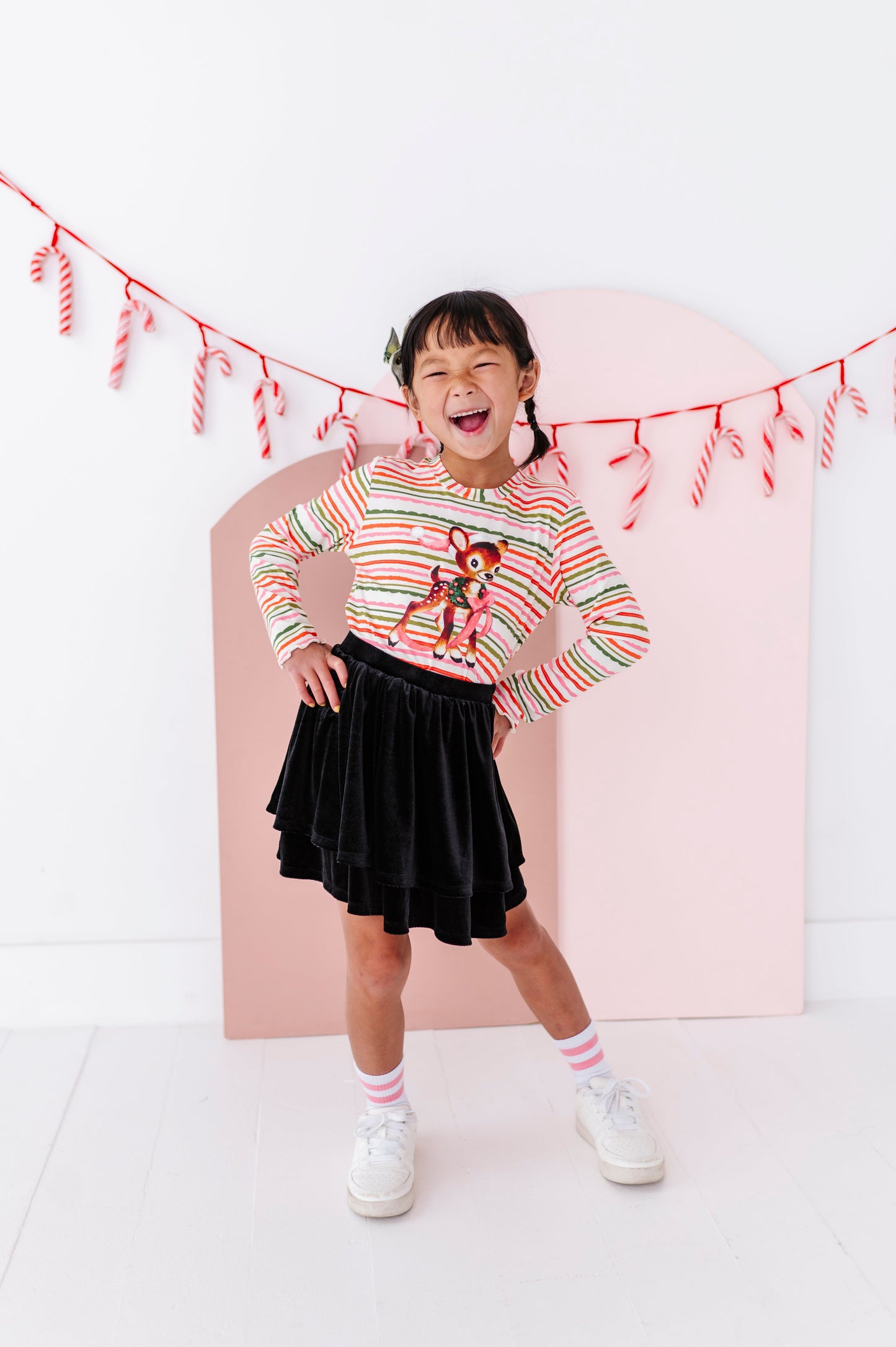 Vintage Reindeer | Bamboo Long Sleeve