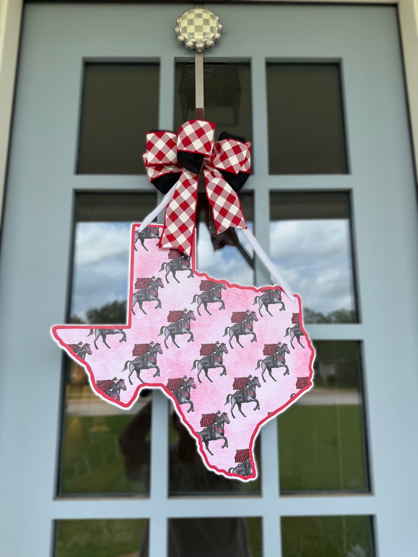 Horse Patterned Door Hanger