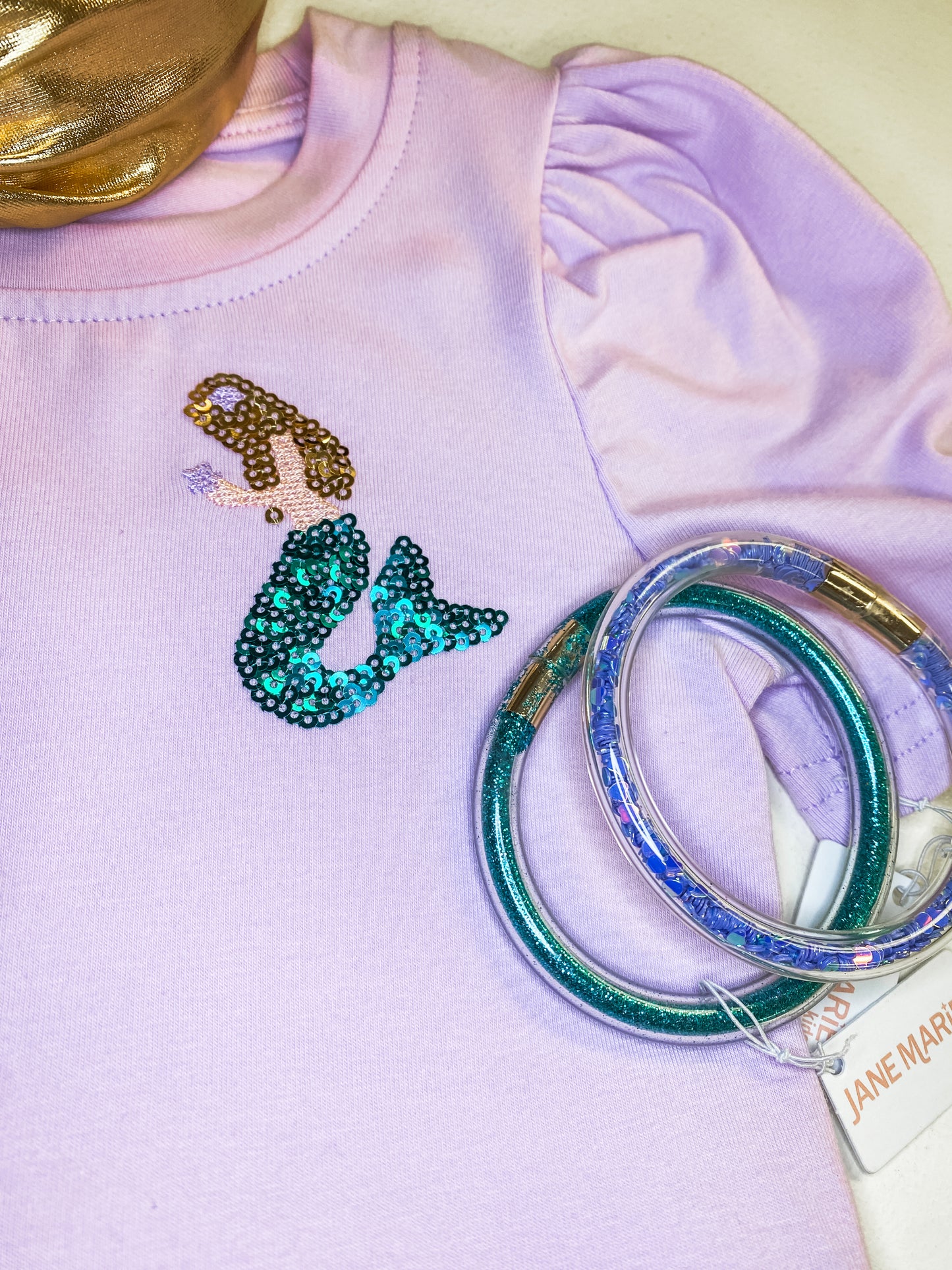 Mermaid Sequin Girls Set