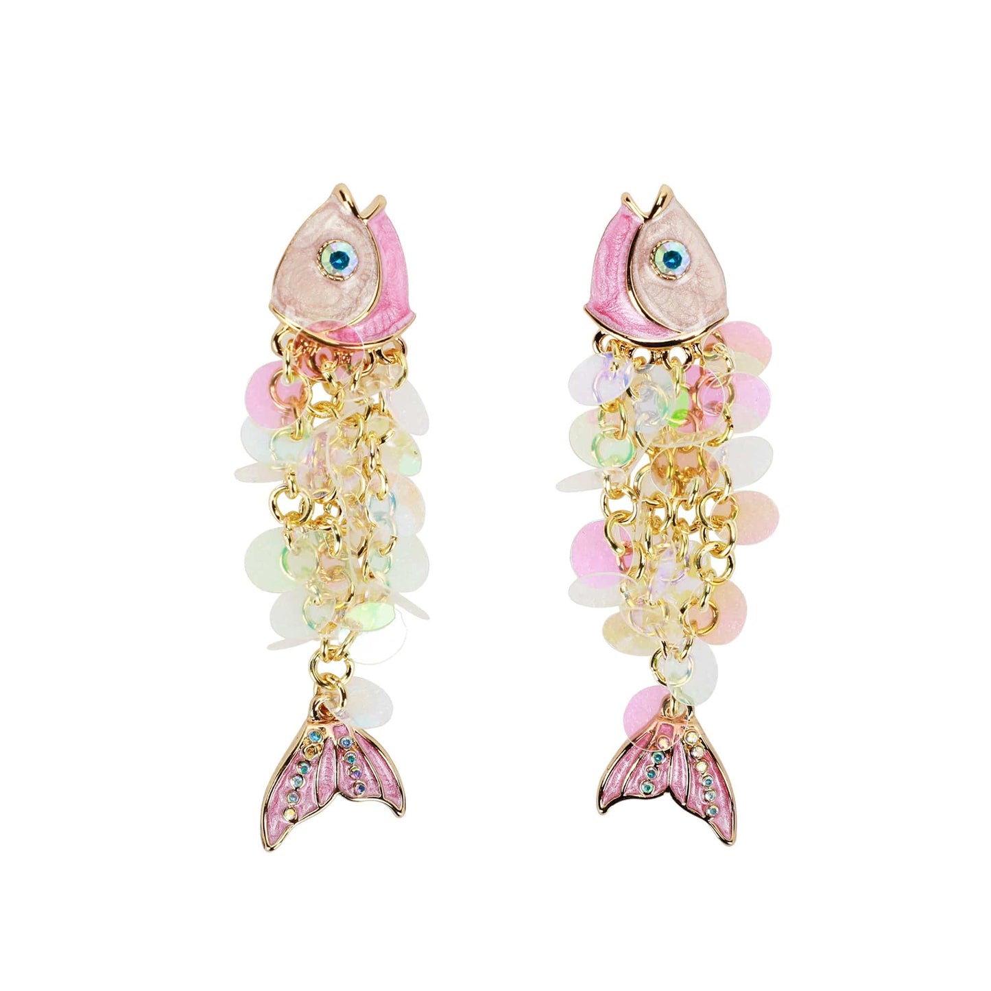 Catch Of The Day Sparkle Fish Earrings