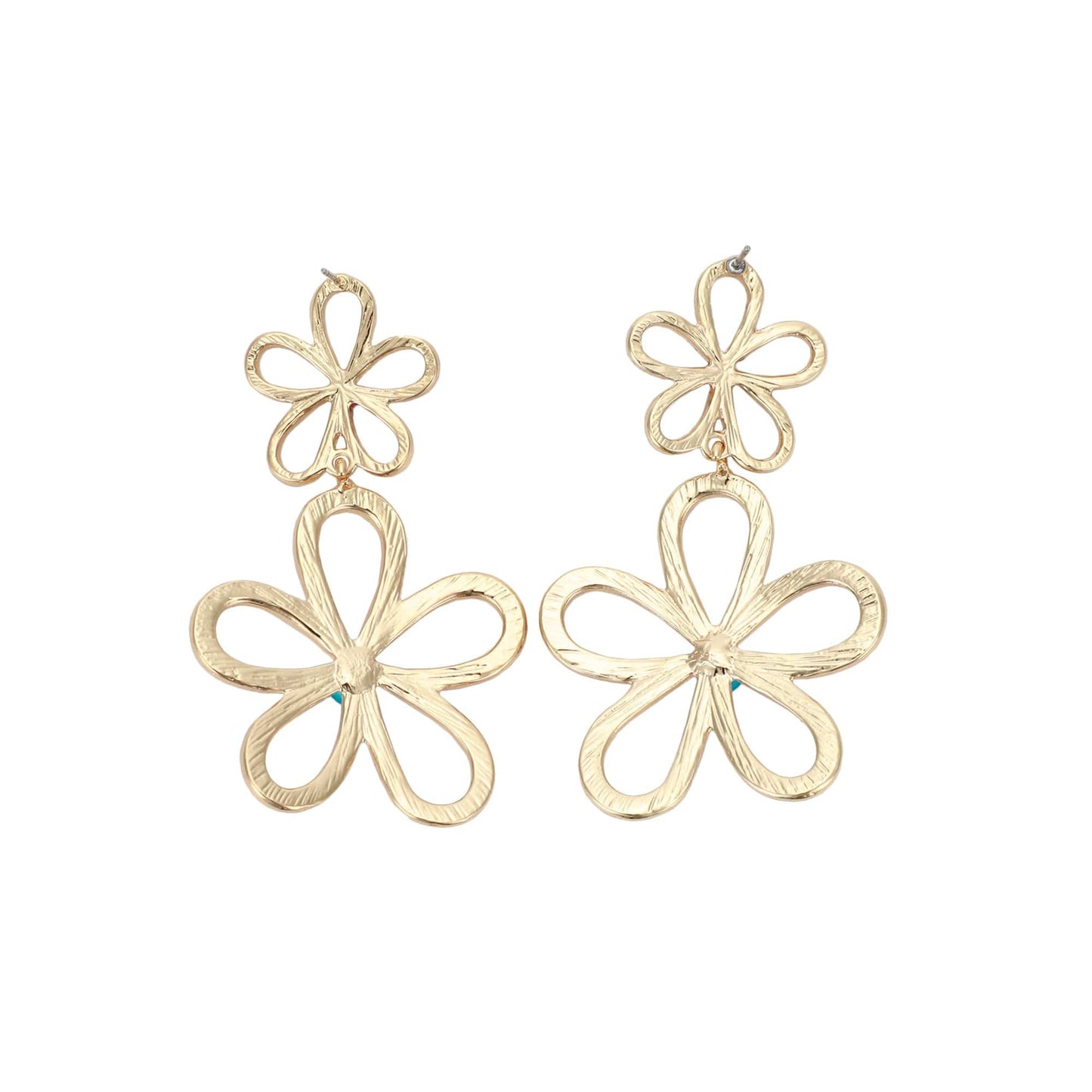 Flower Power Rhinestone Earrings