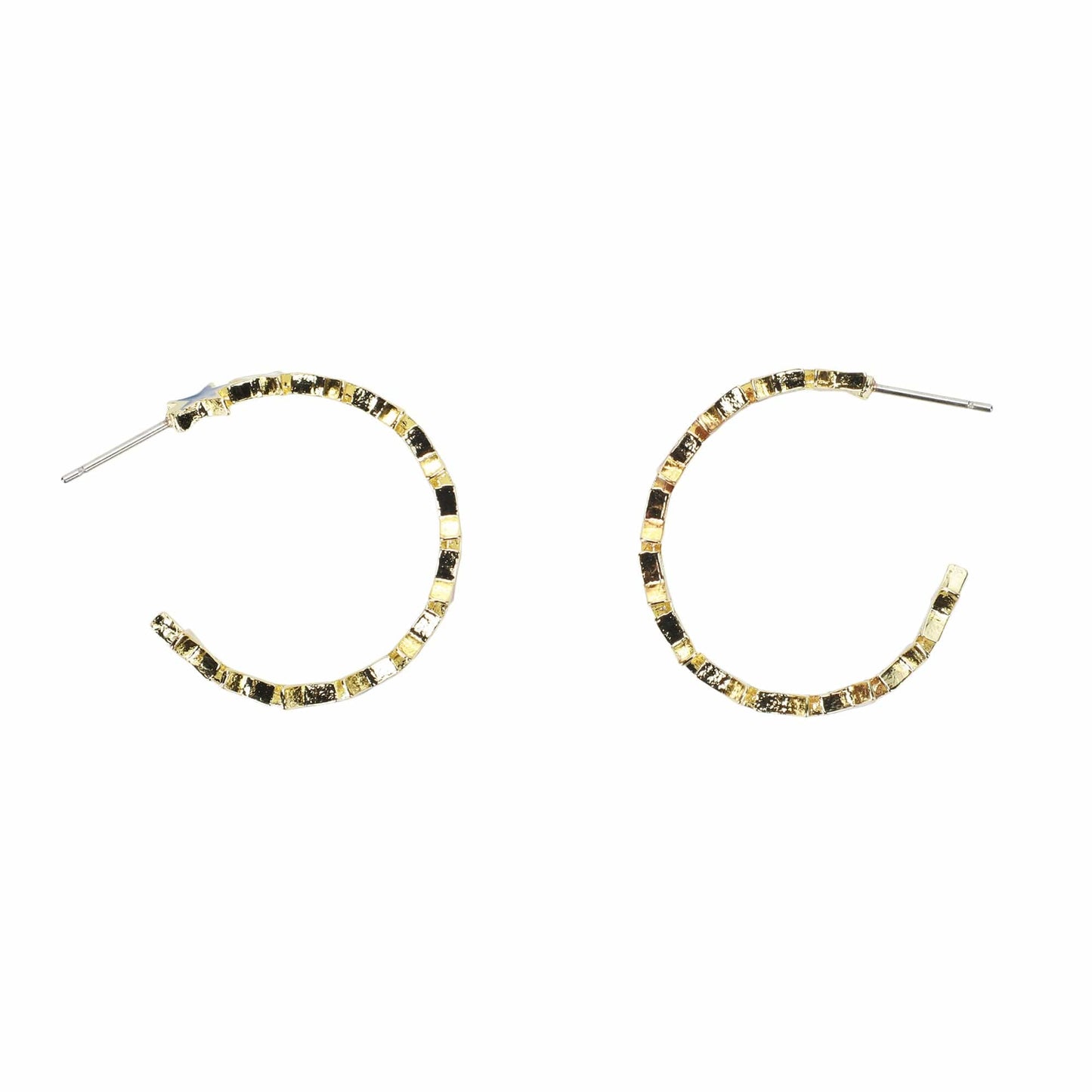 Patriotic Star Hoop Earrings