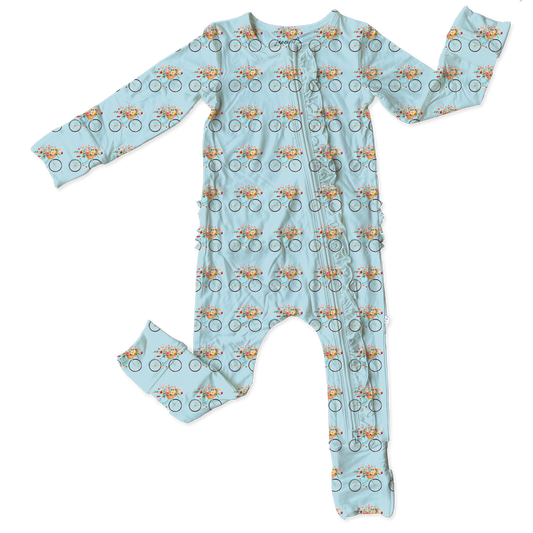 Emma Grace Bamboo Ruffle Convertible Footie (Pre-Order)