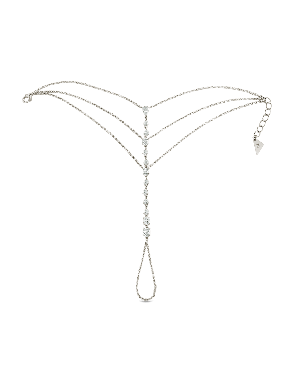 Anselma CZ Hand Chain