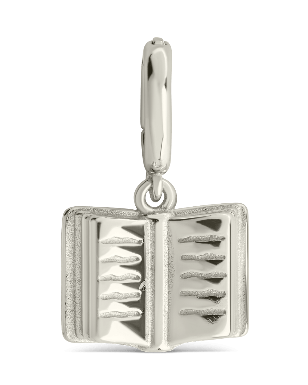 Sterling Silver Book Charm
