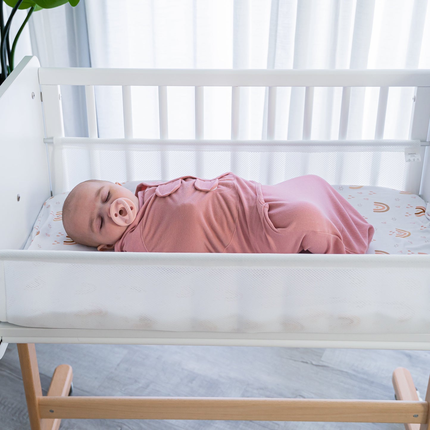 Easy Swaddle Blankets in Blush, Mauve, Mulberry, Pack of 3