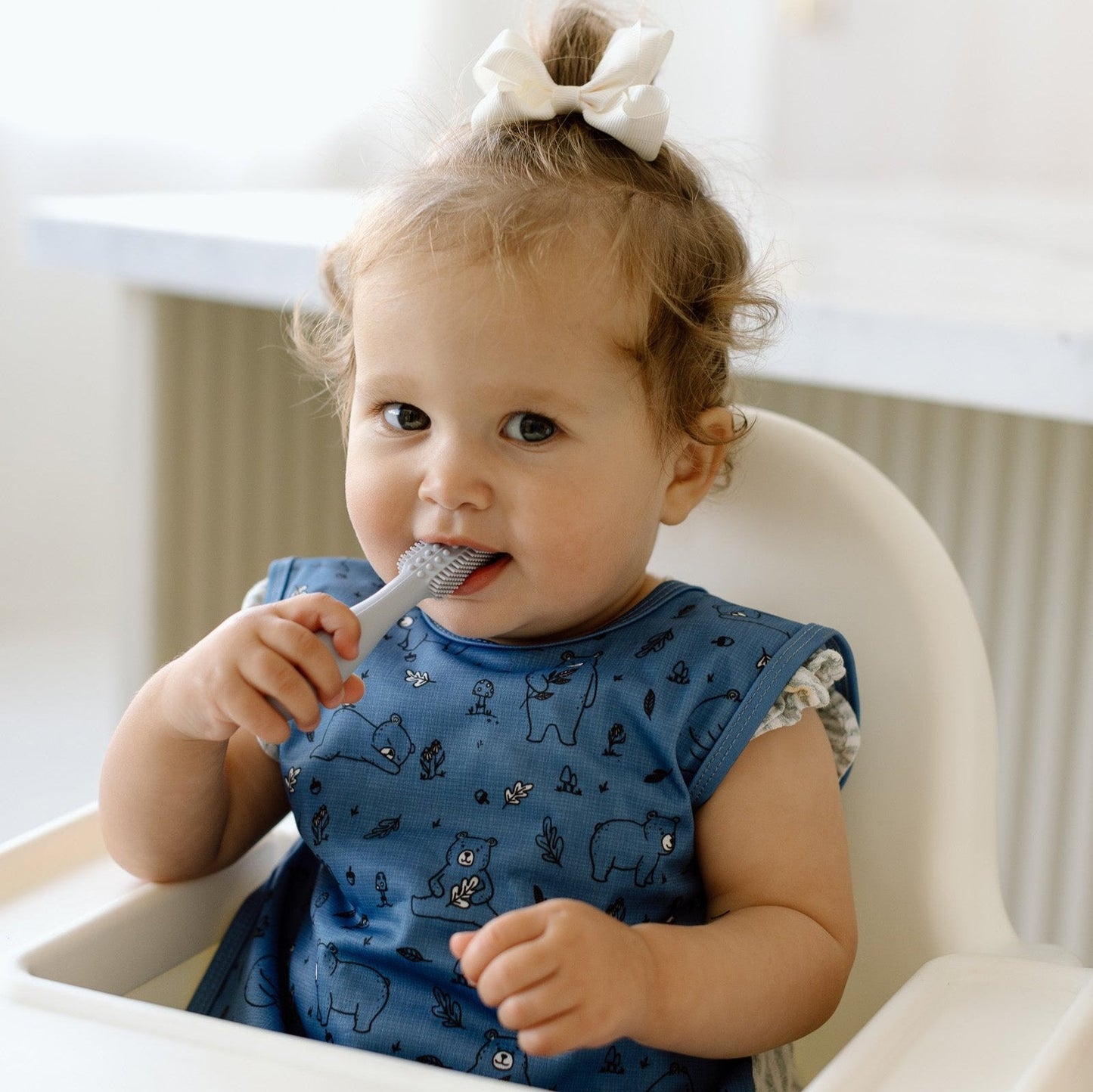 Bears In Blue Bapron SALE **PRESCHOOL SIZE ONLY**