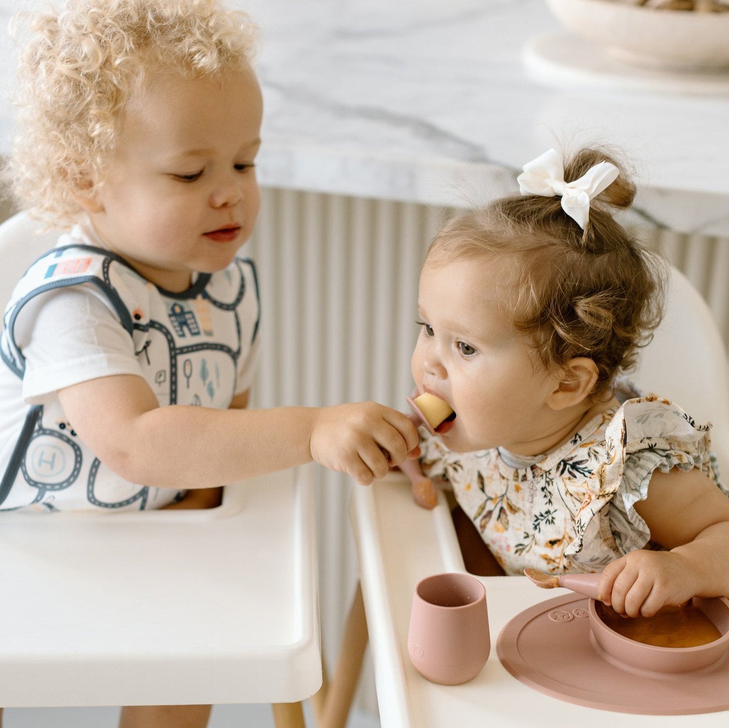 Delilah Floral Flutter Bapron