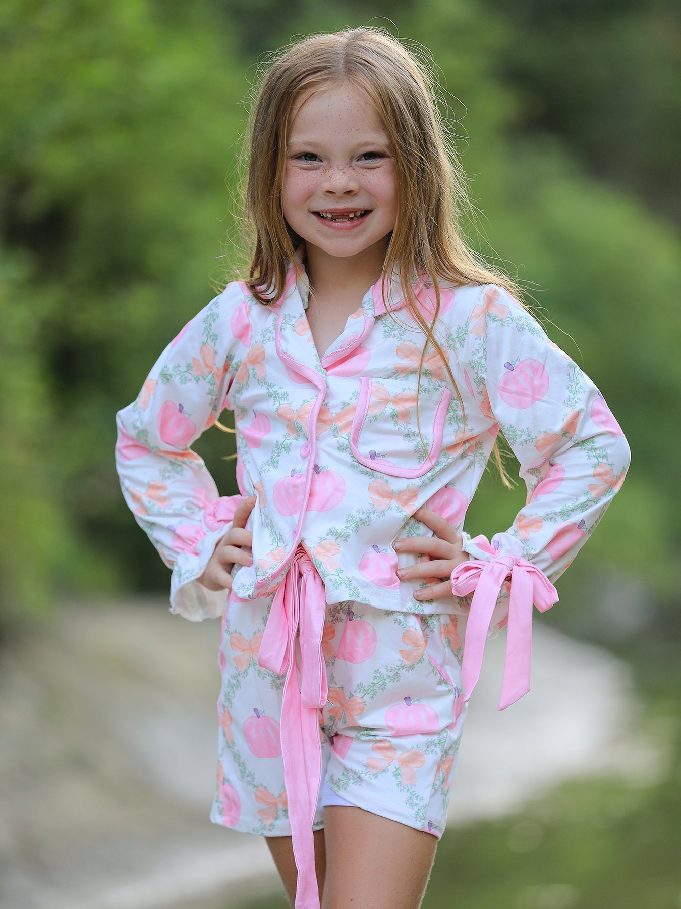 Mommy and Me Fall Thanksgiving Pumpkin  Pajama