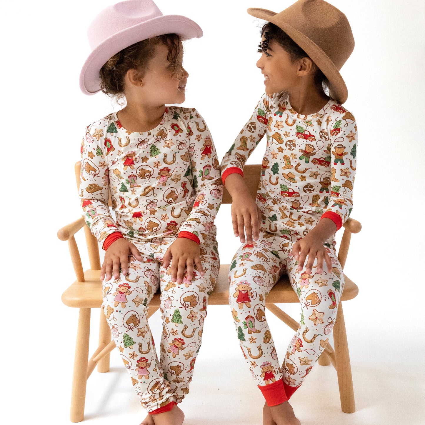 Cowgirl Christmas - Long Sleeve Loungewear Set