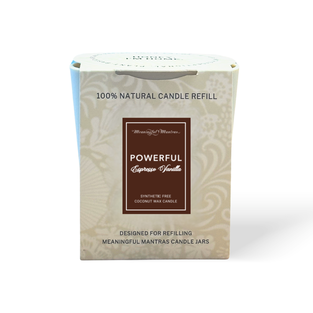Espresso Vanilla Natural Candle 8oz Kaia Collection Refill