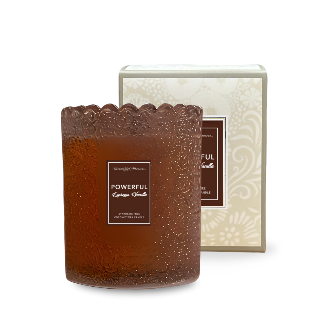 Espresso Vanilla Natural Candle 8oz Kaia Collection