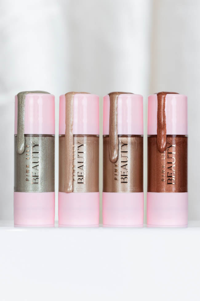 Pink Lily Beauty Radiant Bloom Eyeshadow Drops - Gilded Glow FINAL SALE