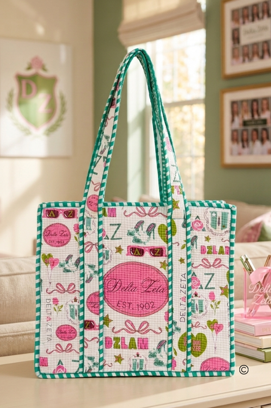 SC - Delta Zeta Sorority Tote Bag