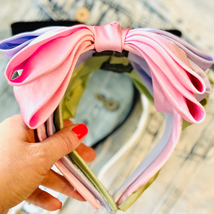 Satin Bow Headband