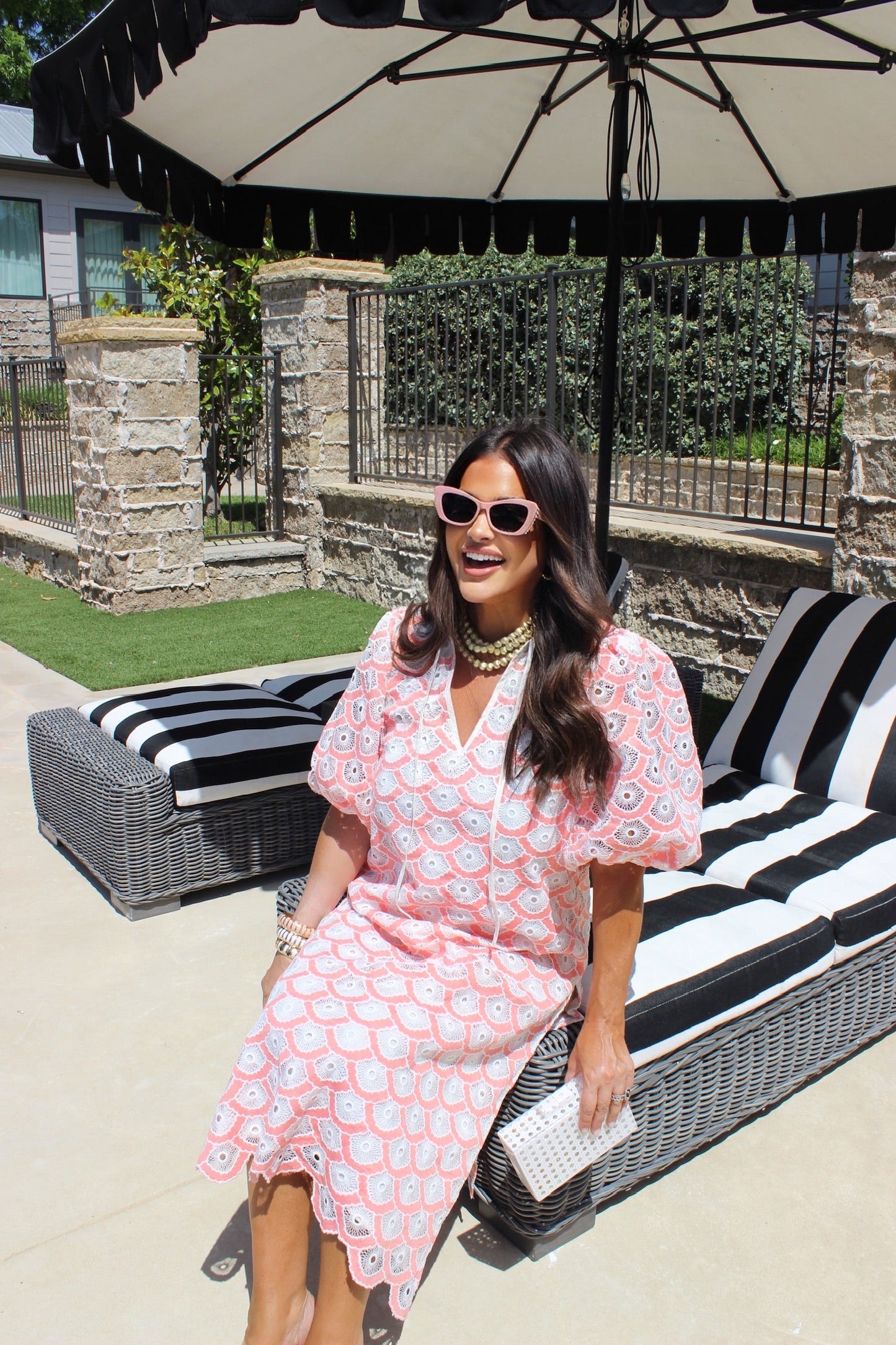 Pamela Coral Maxi Dress