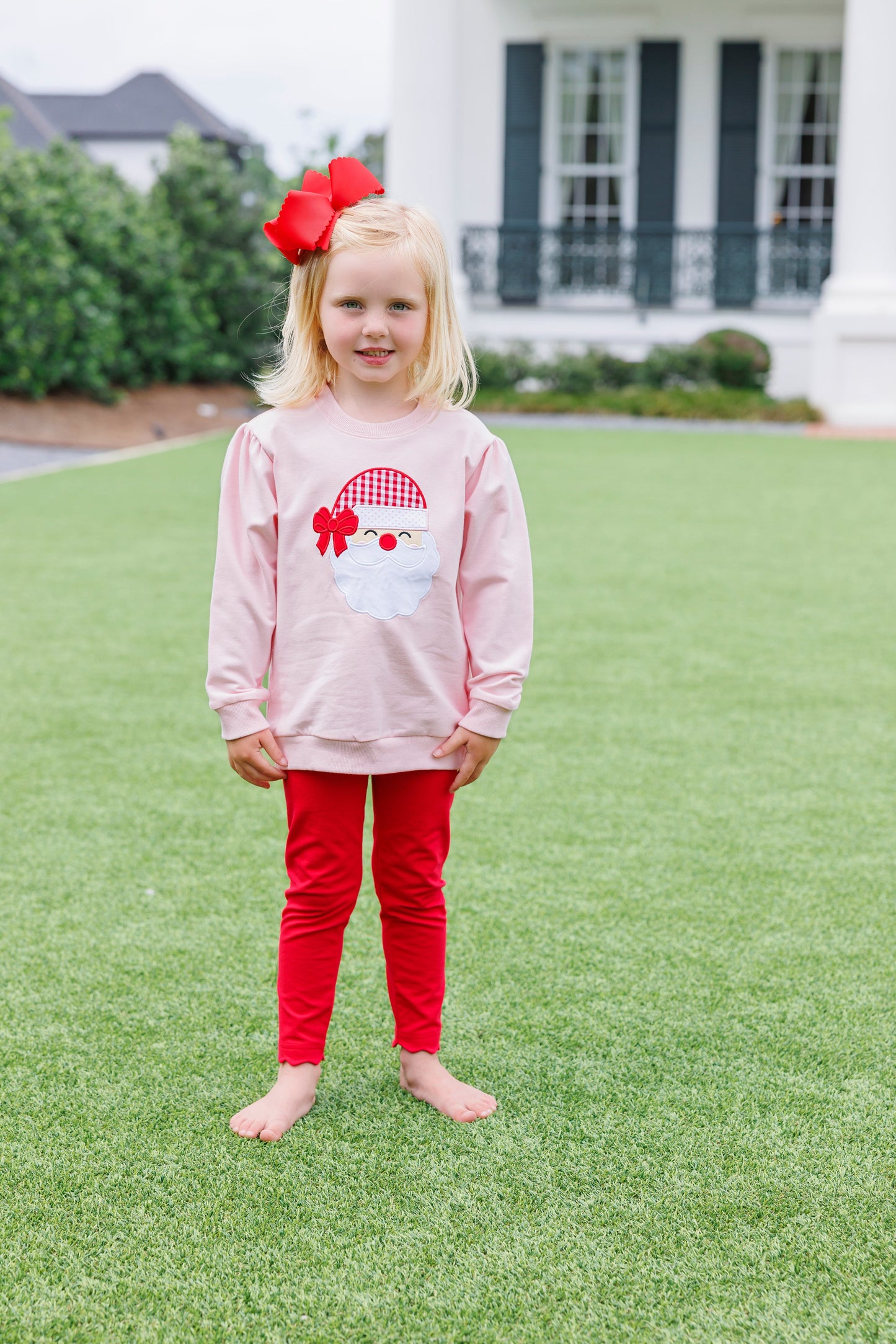 French Terry Pullover – Santa (Light Pink)