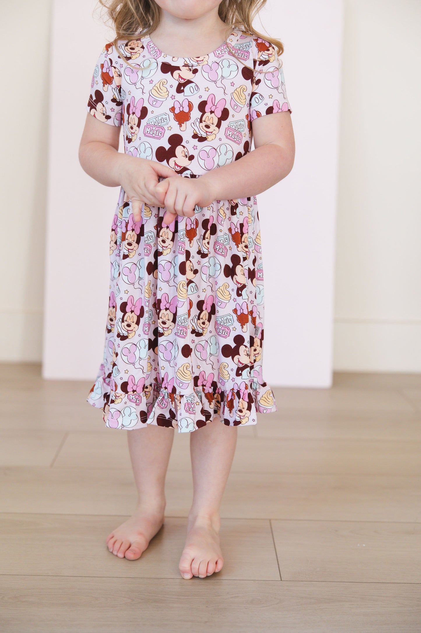 Ticket to Magic Ruffled Dress